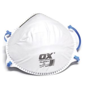 OX P2 Dust/Mist Disposable Mask - non valved, 20pk